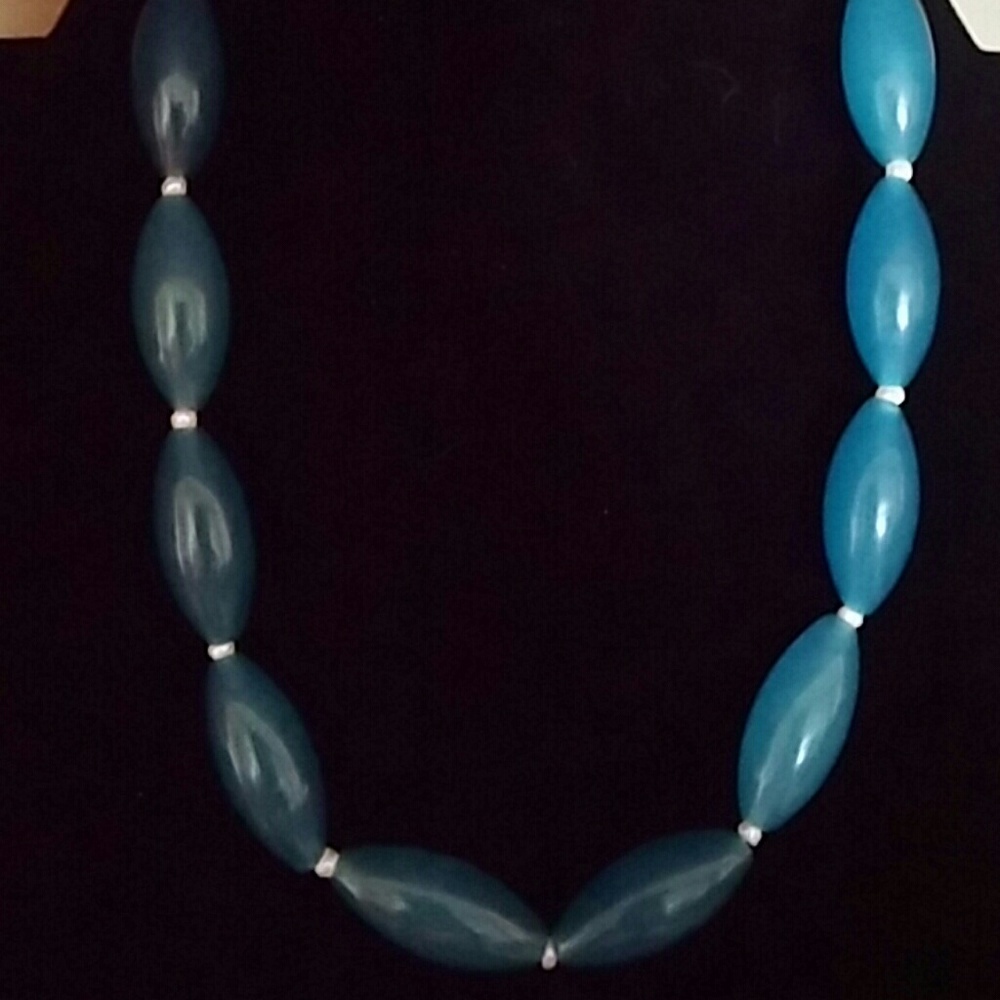 Genuine Gemstone and Cultured Pearl Necklace